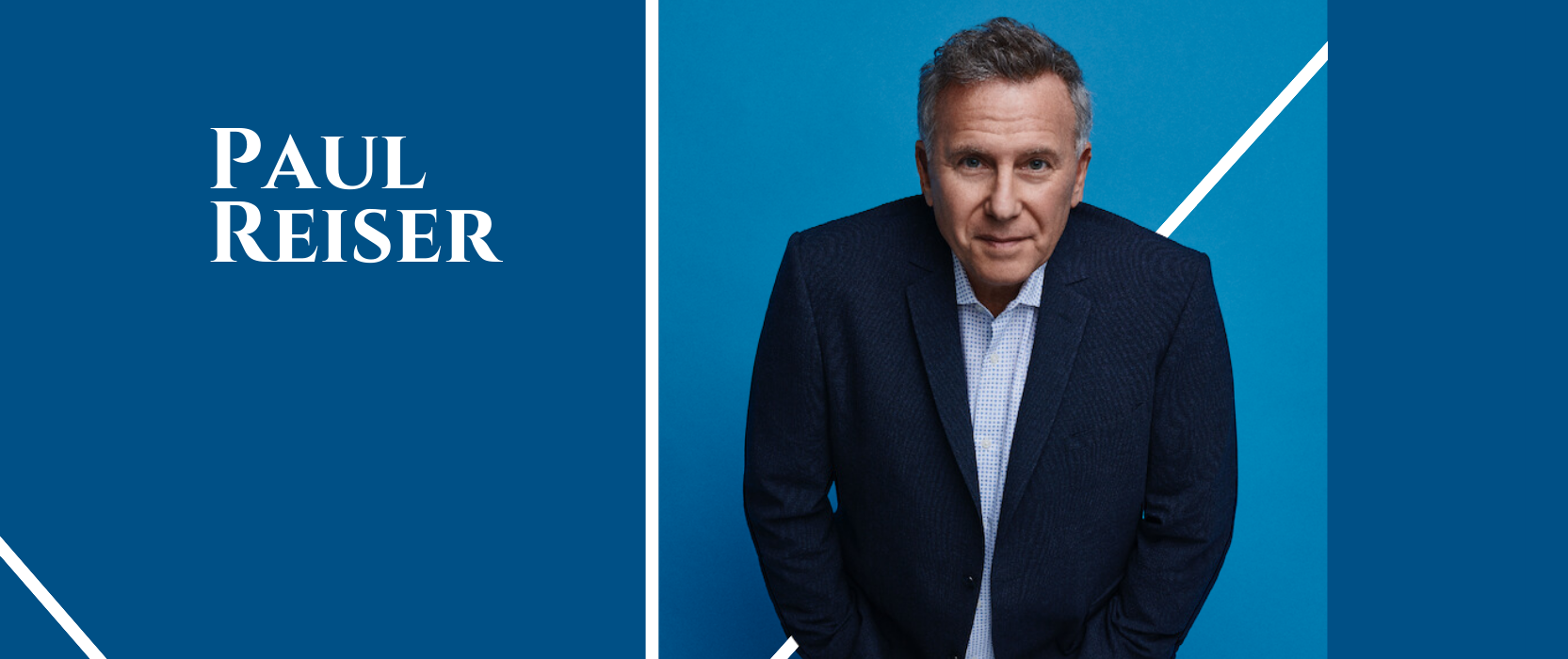 paul reiser on a blue background